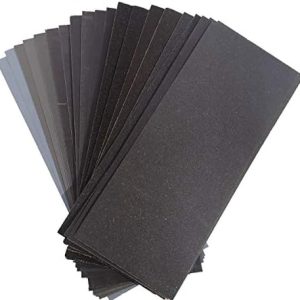 Sandpaper Assortment 80 to 5000 Assorted Grit Sanding Sheets Wet Dry Fine Sand Paper Pack for Wood Furniture, Car Polishing, Wall Repair,Metal Sanding, 28 Sheets