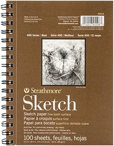 Strathmore 400 Series Sketch Pad, 5.5x8.5 inch, 100 Sheets - Artist Sketchbook for Drawing, Illustration, Art Class Students - Image 2